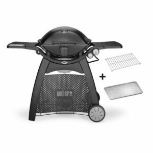 Weber gasgrill Q3200 inkl. stegerist og bradepande i aluminiumsfolie