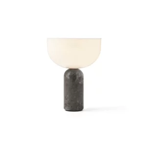 New Works Kizu Bordlampe Transportabel Gris Du Marais Marmor